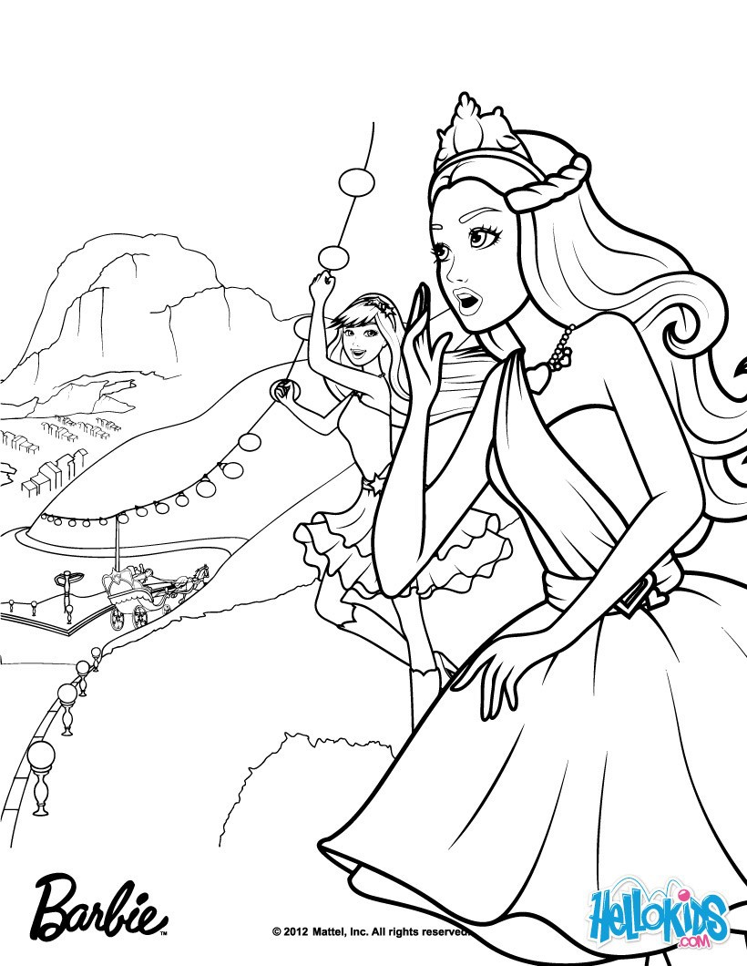 Rescue Princess Coloring Pages Wallpaper