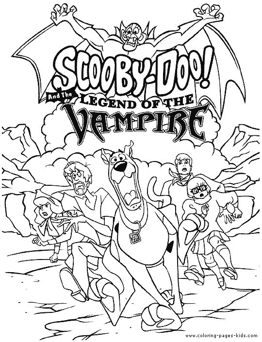 scooby doo coloring pages printable free | Scooby Doo color page cartoon charact… Wallpaper