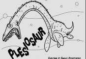 Sea Dinosaurs Coloring Pages Sea Dinosaurs Coloring Pages
