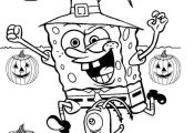 Spongebob Coloring Pages Halloween Spongebob Coloring Pages Halloween