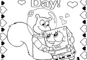 Spongebob Valentines Day Coloring Pages Spongebob Valentines Day Coloring Pages