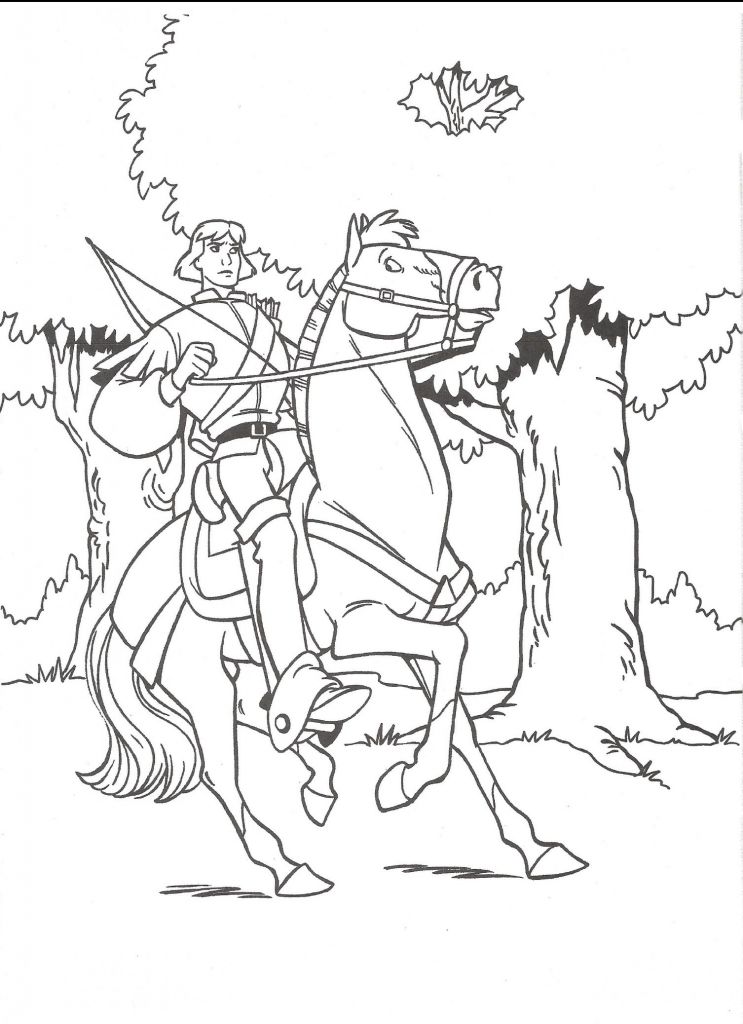 Swan Princess Coloring Pages Free | BubaKids.com