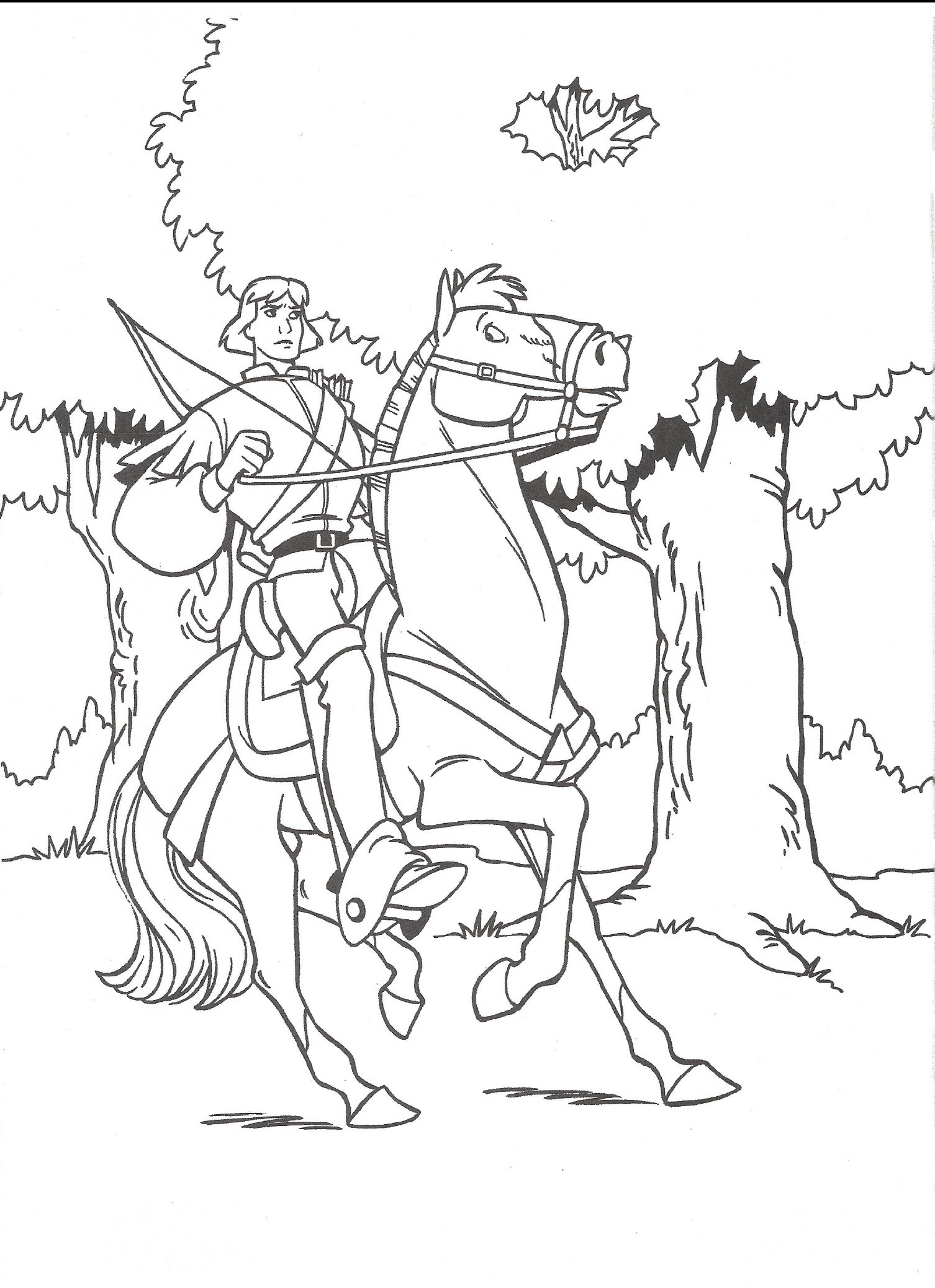 Swan Princess Coloring Pages Free