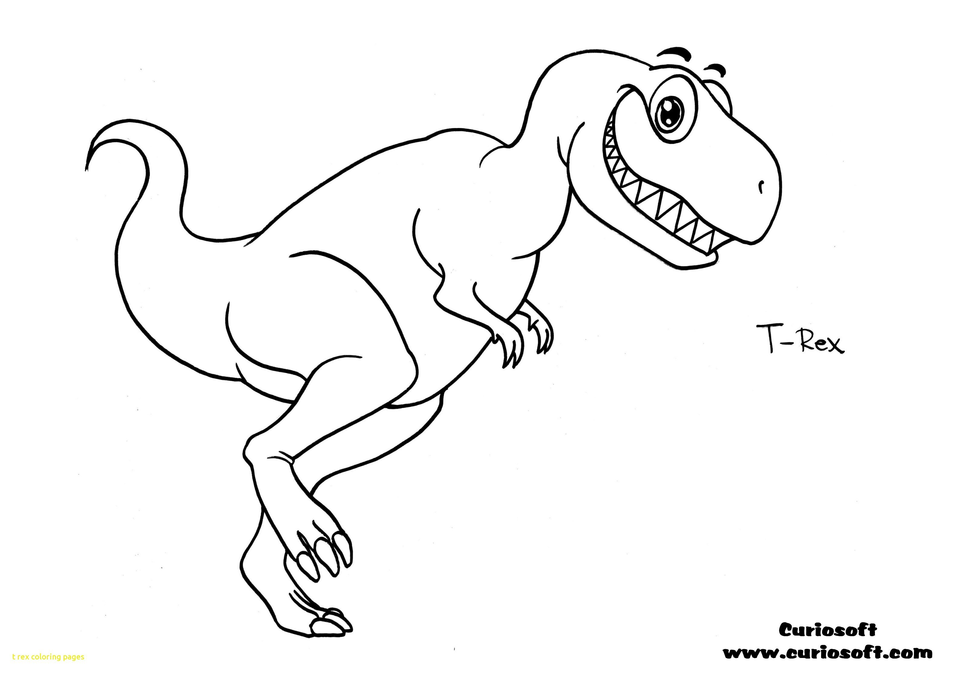 T Rex Coloring Pages for Preschoolers Wallpaper