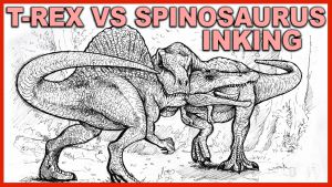 T Rex Coloring Book | BubaKids.com