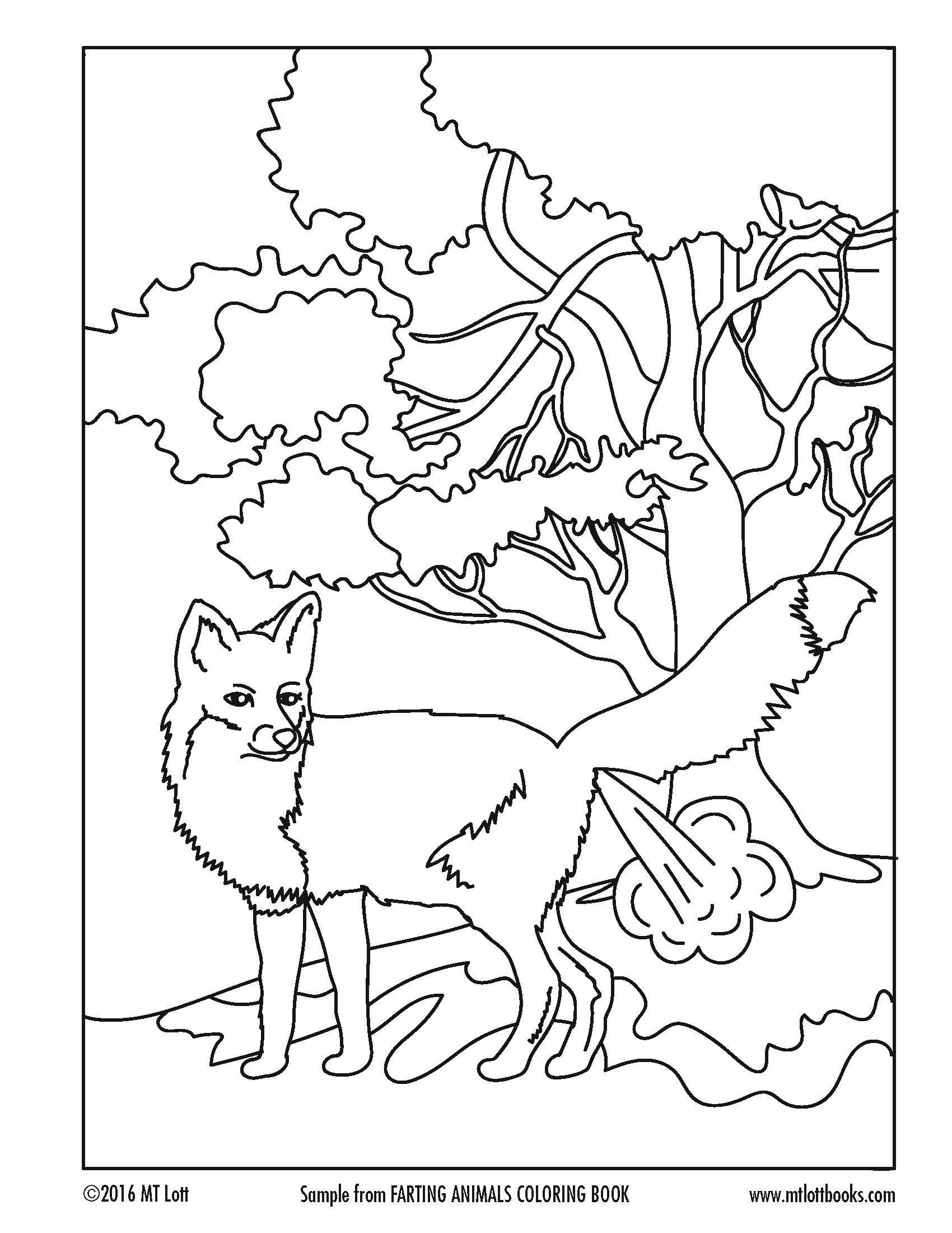 the Farting Animals Coloring Book Wallpaper