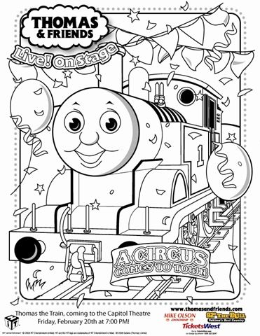 thomas the train birthday coloring pages – Google Search