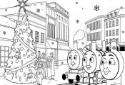 thomas the train coloring pages to print free for toddlers