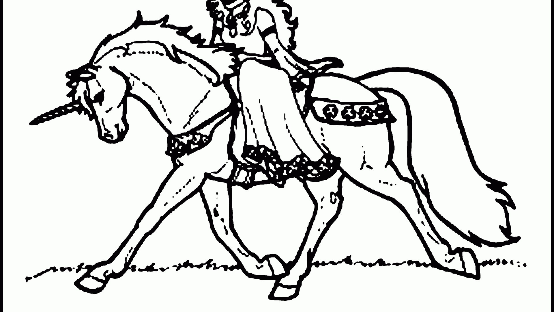 Unicorn Coloring Pages to Print
