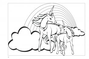 Unicorn with Wings Coloring Pages Unicorn with Wings Coloring Pages