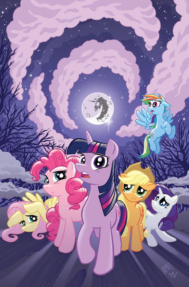 Here’s my cover for #6 of IDW’s My Little Pony comic. I know this one’s a main…