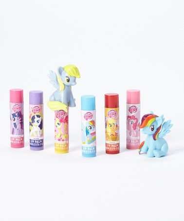 Another great find on #zulily! My Little Pony Lip Balm & Topper Set by My Little…