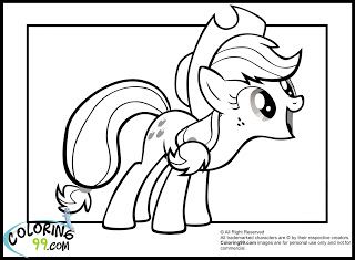 Apple Jack; My Little Pony Applejack Coloring Pages Wallpaper