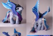 Blue Pegasus, cool what he did with the My Little Pony!