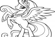 Cute My Little Pony Coloring Page