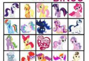 FREE My Little Pony Birthday Party Bingo Printables