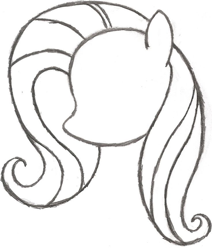 Form Of A My Little Pony Coloring Page Wallpaper
