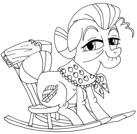 Granny Smith coloring page from My Little Pony category. Select from 29179 print… Wallpaper