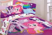 Here is a great idea for your childs bedroom, this My Little Pony Bedding Set wi...