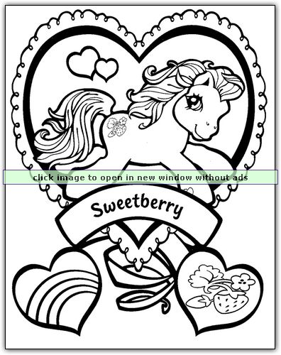 How cute is this My Little Pony Coloring Page? Repin and share the fun!