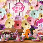 Kid table from a My Little Pony Birthday Party via Kara’s Party Ideas | KarasPar… Wallpaper