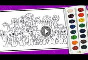 MLP coloring pages for kids My little pony colouring activity videos#kids#fun#ac...