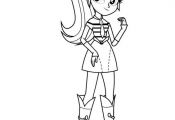 MY LITTLE PONY coloring pages - Sonata Dusk