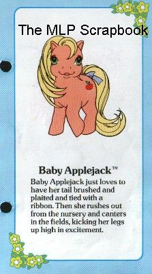 My Little Pony Baby Applejack fact file … Wallpaper