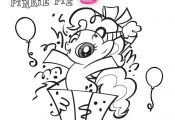 My Little Pony Birthday Coloring Pages – From the thousand images on-line with...