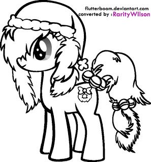 My Little Pony Christmas Coloring Pages Wallpaper