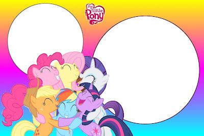 My Little Pony Color Clear – Full Kit with frames for invitations, labels for go…