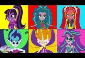 My Little Pony Color Swap Equestria Girls Villains MLP Episode Surprise Egg and ...
