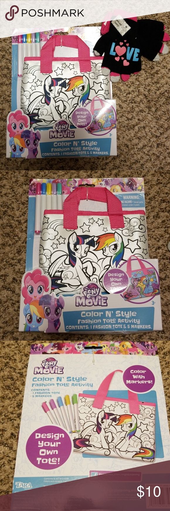 My Little Pony Color and Style Tote NWOT This is for that special little girl wh…