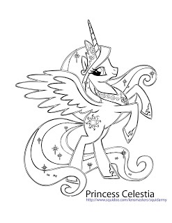 My Little Pony Coloring Pages – Princess celestia Wallpaper