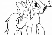 My Little Pony Coloring Pages Rainbow Dash Flying – east-color.com/…  Colori...
