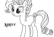 My Little Pony Coloring Pages - Rarity