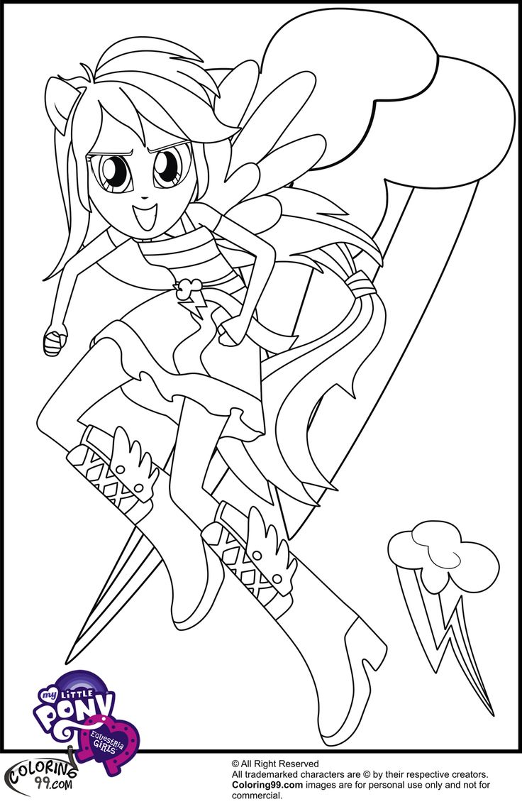 My Little Pony Equestria Girls Coloring Pages | Coloring99.com Wallpaper