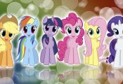 My Little Pony FIM Mane 6 'Colors!' Wallpaper by BlueDragonHans