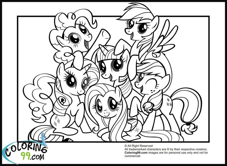 My Little Pony Friendship is Magic Coloring Page – Through the thousands of im… Wallpaper