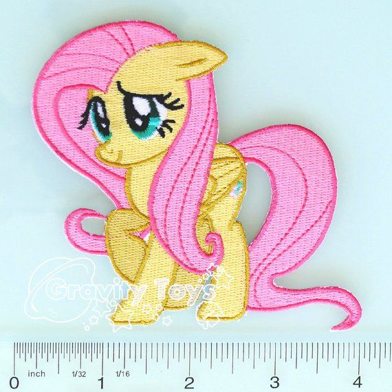 My Little Pony: Friendship is Magic FLUTTERSHY Iron on Embroidery Patch Applique… Wallpaper