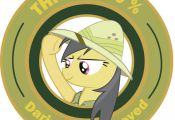 My Little Pony Friendship is Magic This is 100% Daring-Do Approved badge, origin...