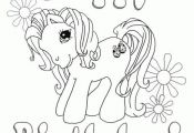 60 My Little Pony Happy Birthday Coloring Pages For Free