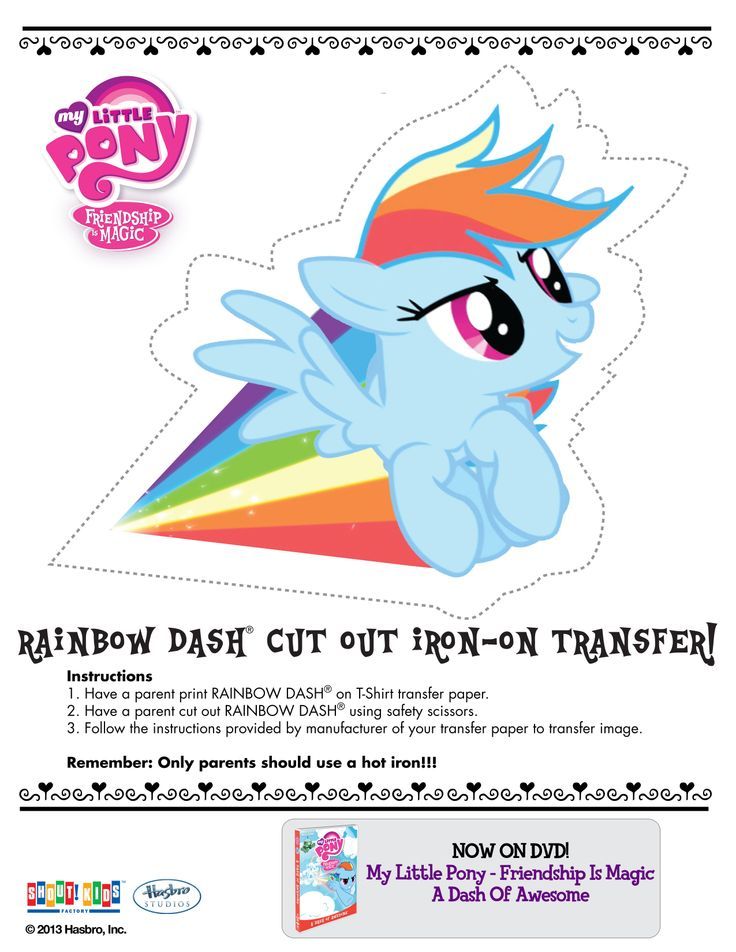 My Little Pony Rainbow Dash cut out iron-on tshirt transfer.  Cut, Dash, ironon,… Wallpaper