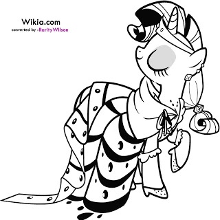 My Little Pony Rarity Coloring Pages Wallpaper