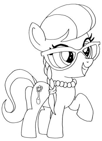 My Little Pony Silver Spoon Coloring page #Pony  Coloring, page, Pony, silver, S…