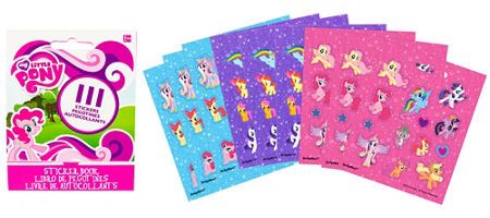 My Little Pony Sticker Book 9 Sheets – Party City