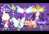 My Little Pony Transforms Equestria Girls Mane 7 into Daydream forms - MLP Color...