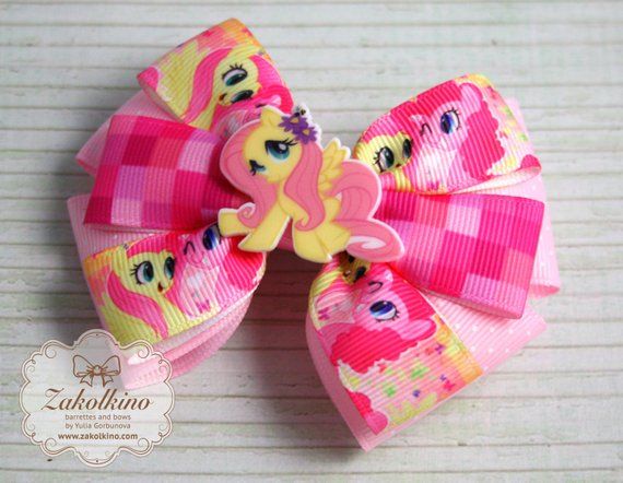 My Little Pony bow Unicorn hair bow My little pony party Wallpaper