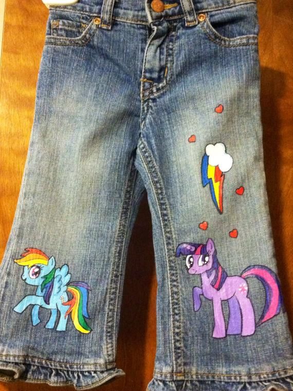 My Little Pony painted jeans Wallpaper