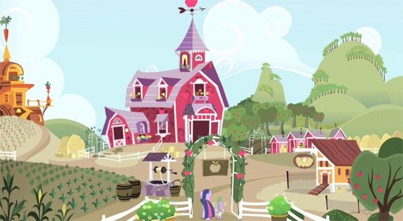 ‘My Little Pony’ Concept Art Shows Off The Backgrounds of Equestria and Rais… Wallpaper